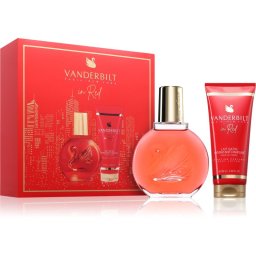 Gloria Vanderbilt In Red set cadou pentru femei 1 buc