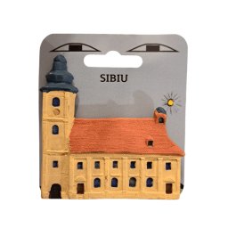 Magnet din ceramica - Turnul Sfatului Sibiu