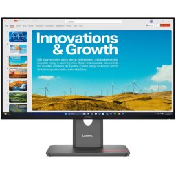Monitor LED ThinkVision P24QD-40, 23.8 inch, 2560 x 1440 pixeli, 4 ms GTG, Eclipse Black