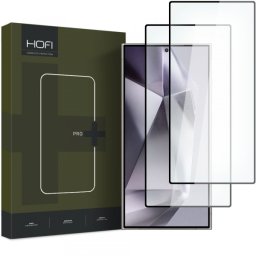 Folie de protectie Ecran HOFI Glass PRO+ pentru Samsung Galaxy S24 Ultra S928, Sticla Securizata, Full Glue, Set 2 bucati, 2.5D, Neagra