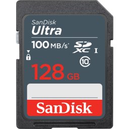 Card Memorie SDXC SanDisk Ultra, 128Gb, Clasa 10 SDSDUNR-128G-GN3IN