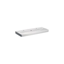 Geberit 500.253.01.1 - Lavoar dublu suspendat Smyle Square 120 x 48 cm, ceramică, alb