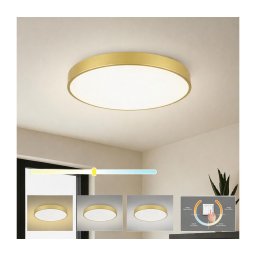 Brilagi - Plafonieră LED POOL, 60W/230V, 3000/4000/6000K, Ø 60 cm, auriu