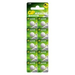 Set 2 x 10 Baterii Alcaline Tip Buton AG10, GP