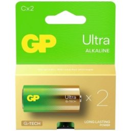 Set 2 x 2 Baterie Alcalina Ultra GP R14 C