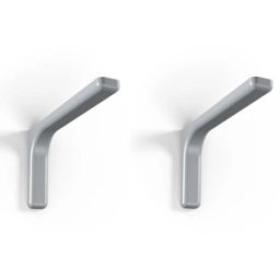 Consola cu Masca, 115 x 180 mm, 2 Buc/Set, Finisaj Aluminiu