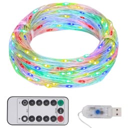 Instalaţie cu 300 LED-uri, multicolor, 30 m GartenMobel Dekor
