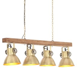 Lampa suspendata industriala, alama, lemn de mango, E27 GartenMobel Dekor