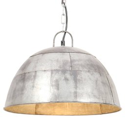 Lustra industriala vintage, 25 W, argintiu, rotund, 41 cm, E27 GartenMobel Dekor
