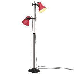 Lampa de podea, 25 W, rosu uzat, 25x25x90/140 cm, E27 GartenMobel Dekor