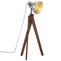 Lampa de podea 25 W, argintiu vintage, 45x45x120 cm, E27 GartenMobel Dekor