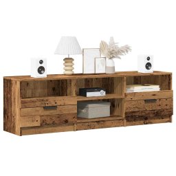 Dulap TV Lemn vechi 150x33,5x45 cm Lemn prelucrat GartenMobel Dekor