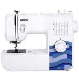 Masina de cusut casnica electro-mecanica RH137, 37 cusaturi, alb