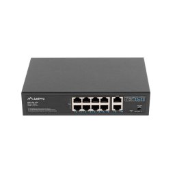Switch Lanberg Switch PoE+ Rack 10"/19" RSFE-8P-2GE-120