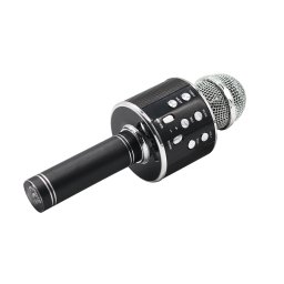 Microfon karaoke cu difuzor MIC12-BK Black