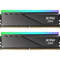 Memorie ADATA DDR5 - 32GB - 6000 - CL - 30 (2x 16 GB) dual kit, RAM (black, AX5U6000C3016G-DTLABRBK, XPG Lancer Blade RGB, INTEL XMP, AMD EXPO)