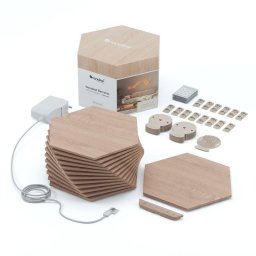 Nanoleaf Elements Wood Look Hexagons Starter Kit (13 panels)