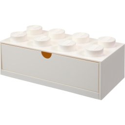 Room Copenhagen LEGO Desk Drawer 8 , storage box (white, knobs)