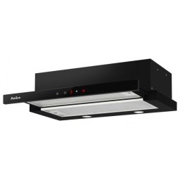 Hota Hota Decorativa, 60 cm, 389m³/h, 3 Trepte + Intensiv, Filtru Aluminiu, Iluminare LED, 65 dB, Argintiu