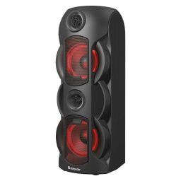 Boxa portabila 70W BT/FM/TF/USB/MIC cu lumini Negru