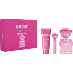 Set Moschino Toy 2 Bubble Gum, EDT 100 ml + loțiune corp 100 ml + miniatură EDT 10 ml