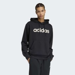 Hanorac cu glugă ADIDAS Fitness Negru Bărbați