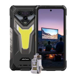 Telefon mobil Ulefone Armor 34 Pro+, 5G, LCD 6.95 , Proiector video 150 lumeni, 32GB RAM (16GB + 16GB extensibili), 512GB, Android 15, Dimensity 7400x, Night Vision, WiFi 7, 25500mAh, 66W, Dual SIM