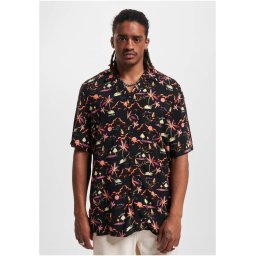 Men's short-sleeved shirt Just Rhyse Shirt Waikiki - black