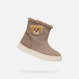 Pantofi de iarnă bej pentru fete Geox Nashik