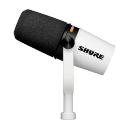Microfon MV7+-W - lectern/vocal with XLR/USB-C connector, white