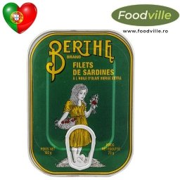 BERTHE File sardine portugheze in ulei de masline 100 gr