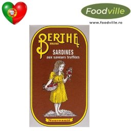 BERTHE Conserva sardine portugheze in ulei de masline cu esenta de trufe 125 gr