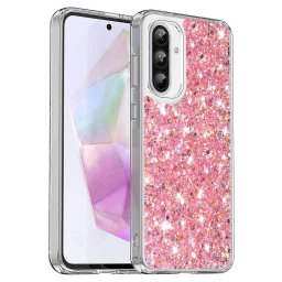 Husa Samsung Galaxy A36 A56 5G Techsuit Sparkly Glitter roz