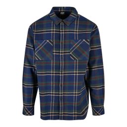 Urban Classics Cămașă 'Mountain' albastru închis / verde închis / roşu închis / alb