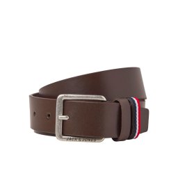 JACK & JONES Curea 'Espo' bleumarin / ciocolatiu / roșu / alb