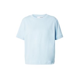 SELECTED Tricou 'ESSENTIAL' albastru deschis