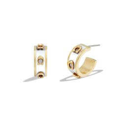 COACH Cercei auriu / alb