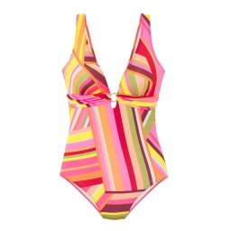 Bruno Banani Costum de baie întreg galben / portocaliu / portocaliu caisă / roz