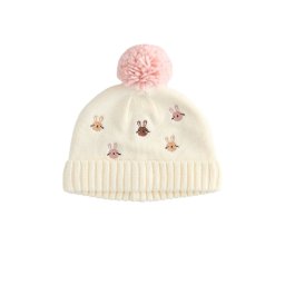 Next Căciulă 'Hase' crem / maro / maro cappuccino / roz