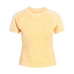 ADIDAS ORIGINALS Tricou 'Cali' portocaliu deschis / alb