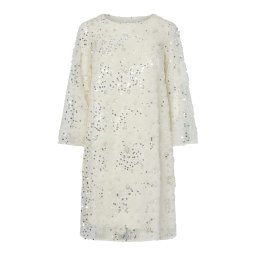 YAS Rochie de cocktail 'YASNELDA' crem / argintiu