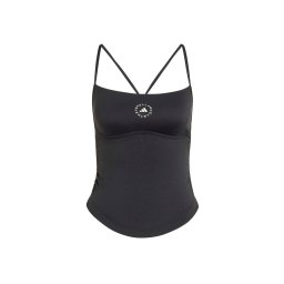 ADIDAS BY STELLA MCCARTNEY Sport top 'Studio' negru / alb