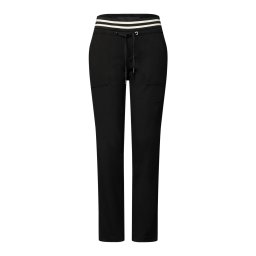 STREET ONE Pantaloni negru / alb