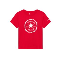 CONVERSE Tricou 'VALENTINE'S DAY HEART' roz / roșu / alb