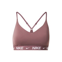 NIKE Sutien sport 'Indy' maro / alb