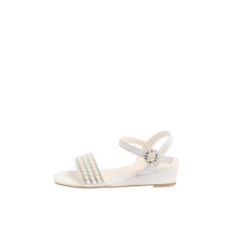Lipsy Sandale alb / alb perlat