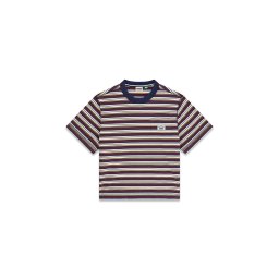 GUESS Tricou albastru / galben / roşu închis / alb