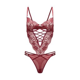 Hunkemöller Body 'Greta' roșu