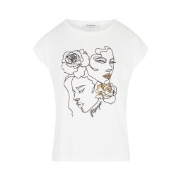 Morgan Tricou auriu / negru / alb