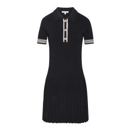 Morgan Rochie tricotat negru / alb